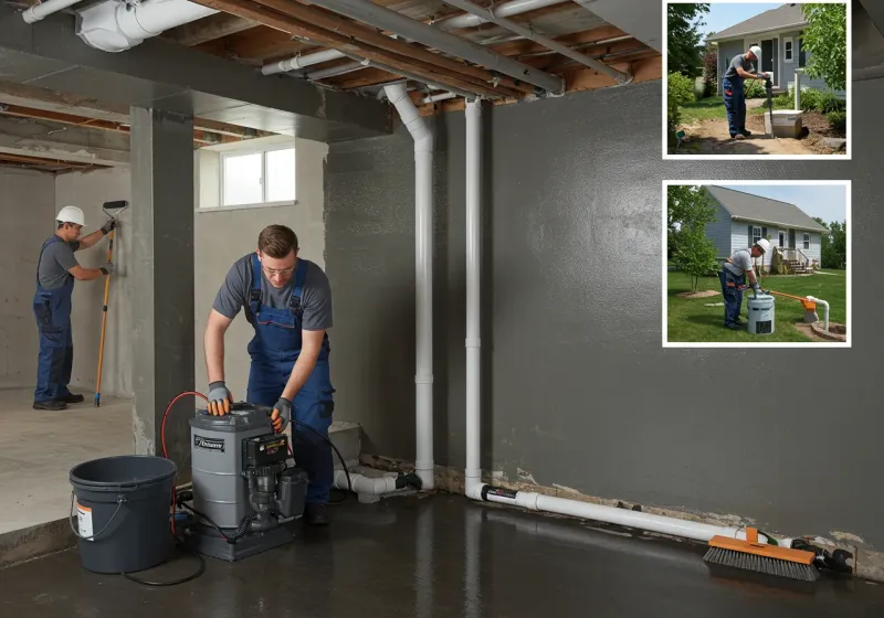 Basement Waterproofing and Flood Prevention process in Huguley, AL